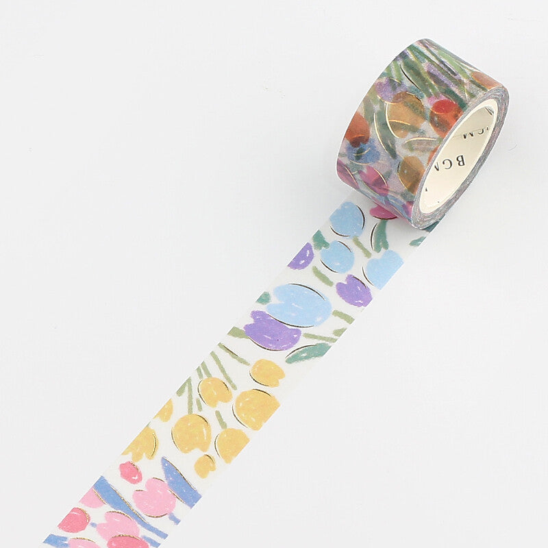 BGM Washi Tape Spring Flowers