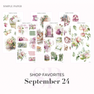 Shop Favorites bundle from the September 2024 kit with apple branches, baking, a pink doorway, and cozy knits