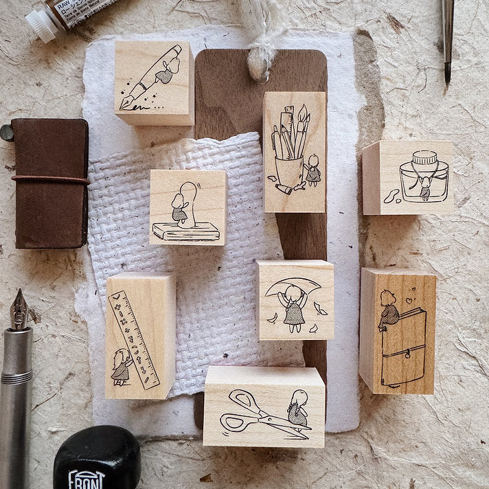 PensPapersPlanner Rubber Stamps Series 9 A Quiet Love For Stationery