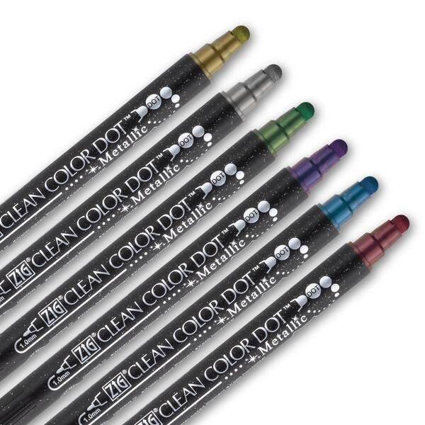 Kuretake ZIG Clean Color Dot Metallic Double-Sided Marker
