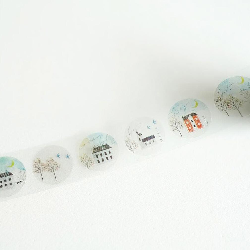 Yohaku Roll Seal Stickers | P-002 - Simple Paper 