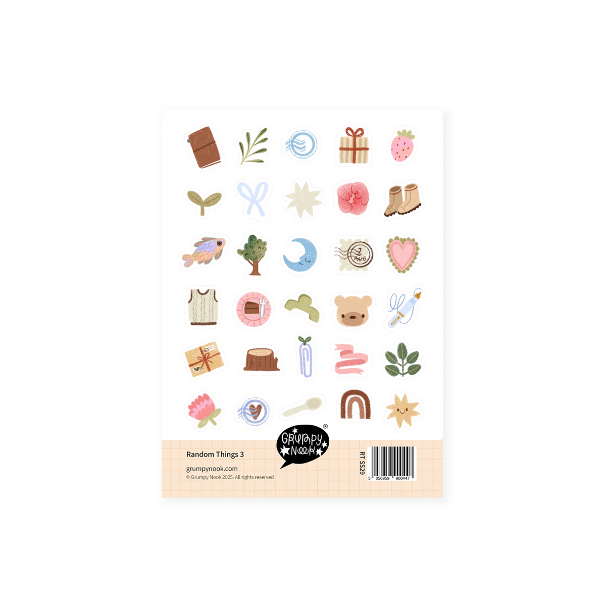 Grumpy Nook Stickers Random Things 3