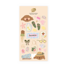 Grumpy Nook Deco Sticker Sheet Pups Summer