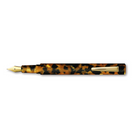 Hightide Attache Marbled Fountain Pen Brown