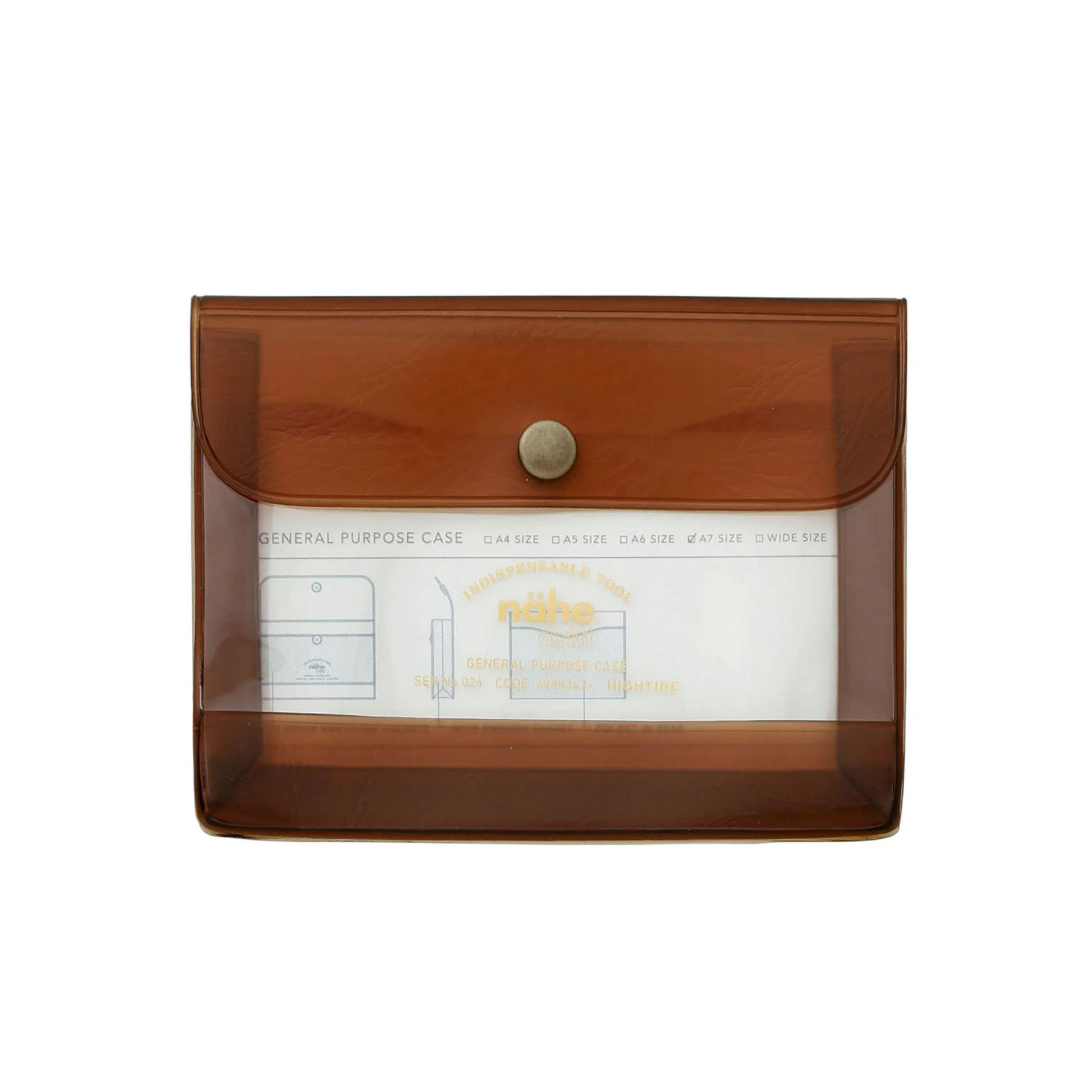 Hightide Nahe General Purpose Case A7 Clear Brown