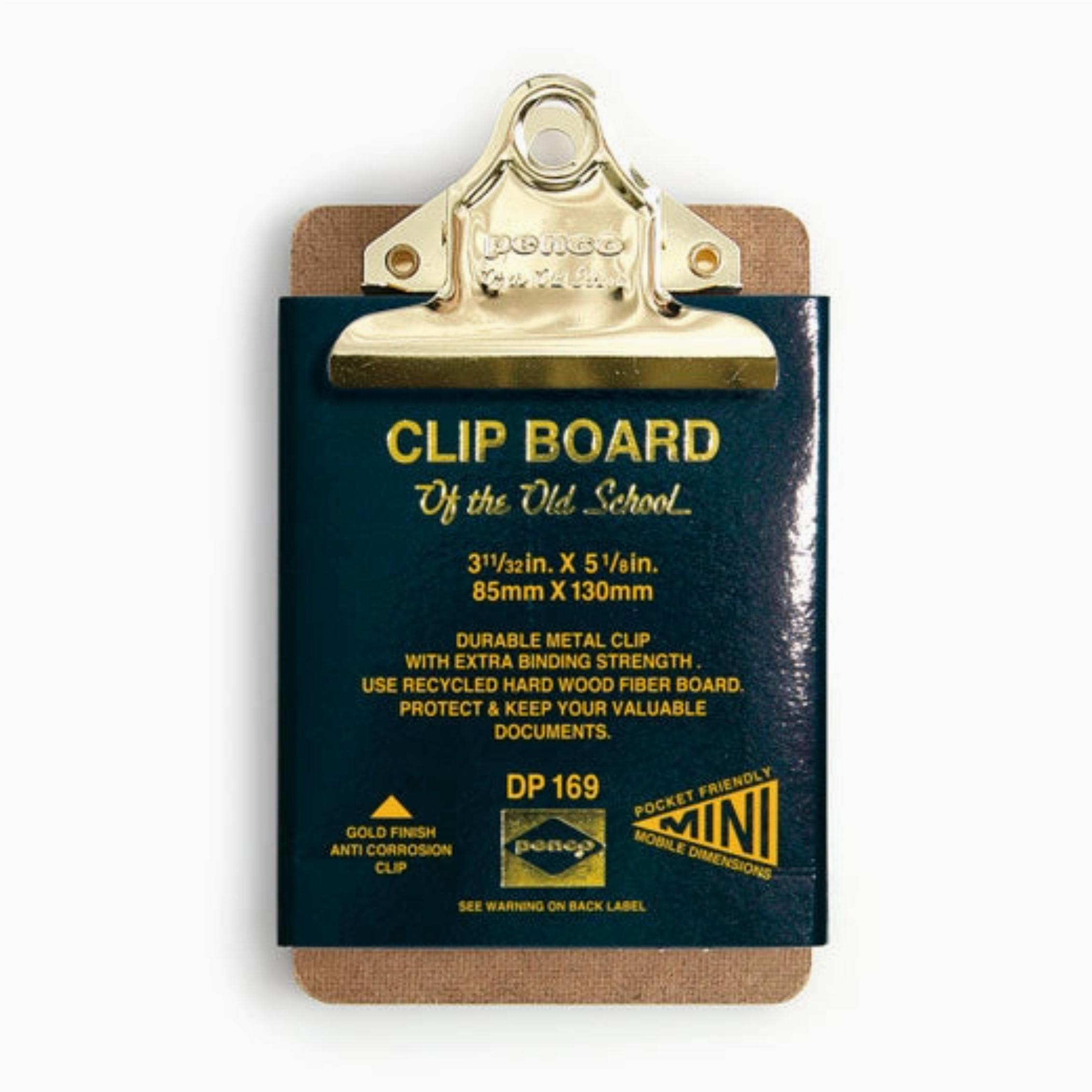 Hightide PENCO Old School Clipboard Mini Gold Clip