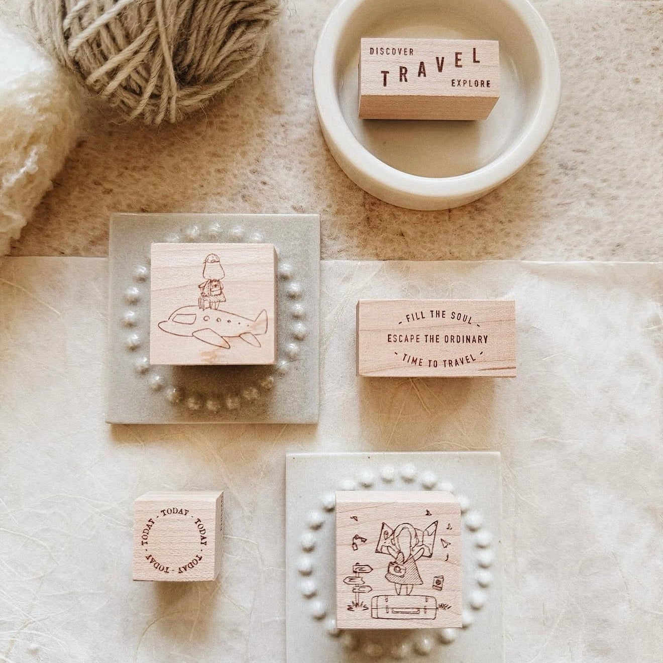 Penspapersplanner Rubber Stamp Volume 9 Travel