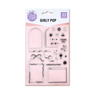 Kodomo No Kao Clear Acrylic Stamps Girly Pop