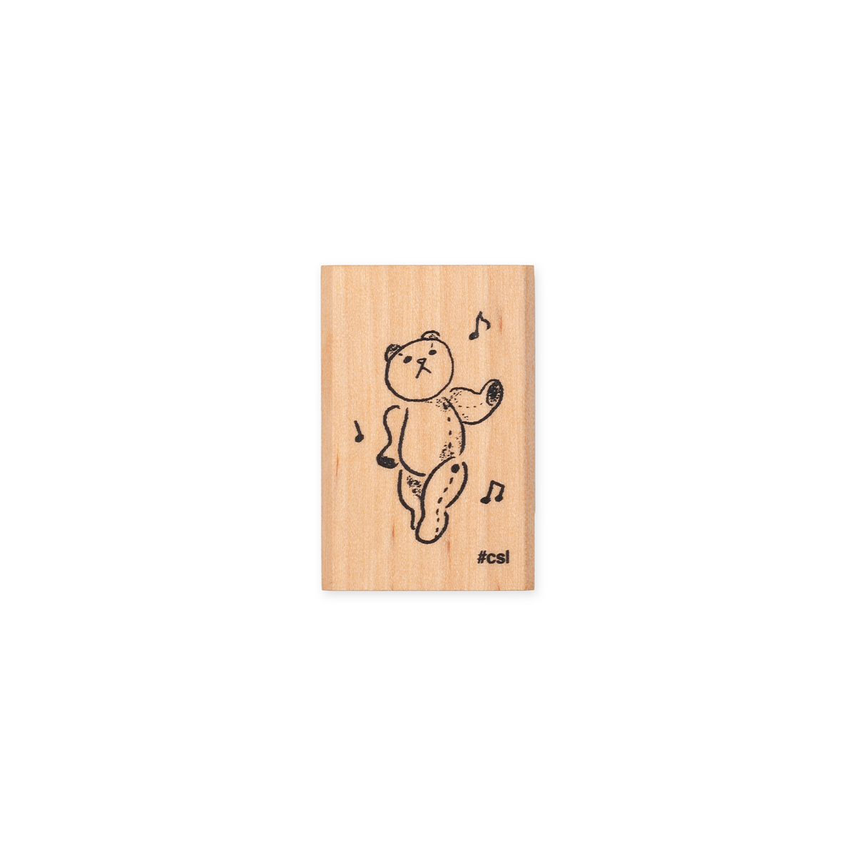 Kodomo No Kao Rubber Stamp Dance Bear