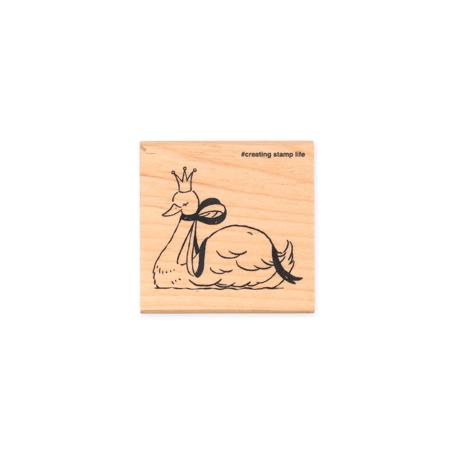 Kodomo No Kao Rubber Stamp Swan