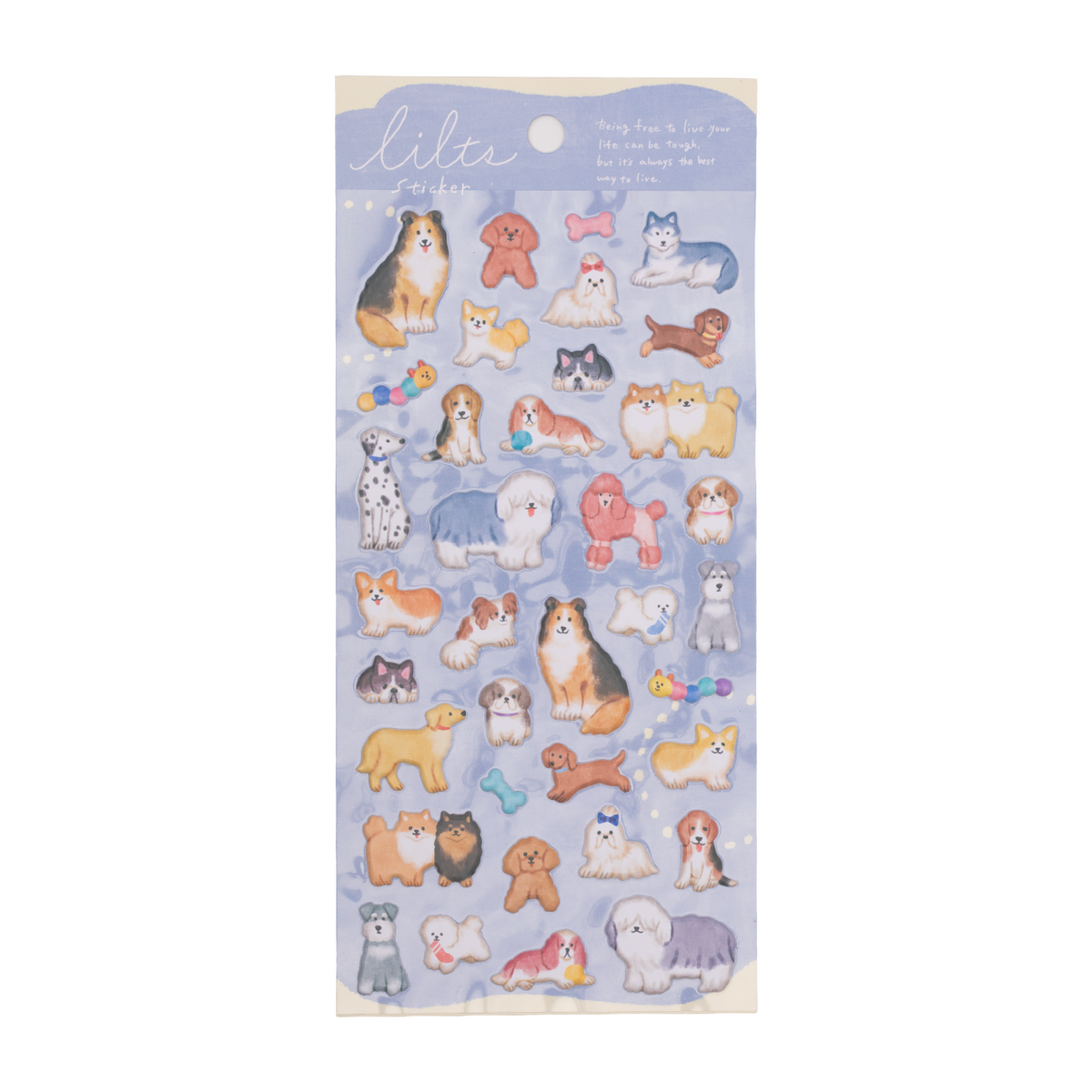 Mind Wave Lilts Puffy Stickers Dog