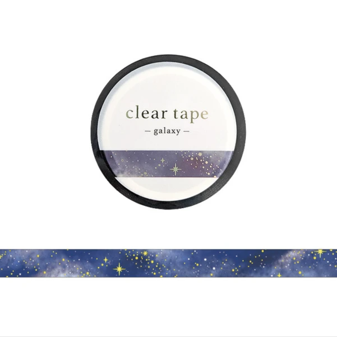 Mind Wave Clear Tape 7mm Galaxy