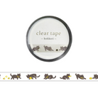 Mind Wave Clear Tape 7mm Hokkori Cats