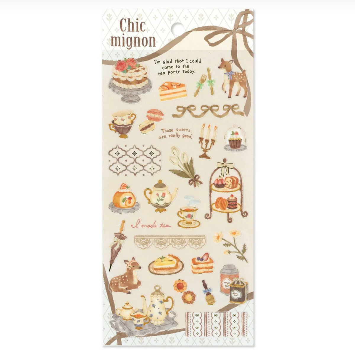 Mind Wave Stickers Chic Mignon Tea Party
