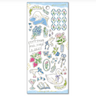 Mind Wave Stickers Ennui Blue