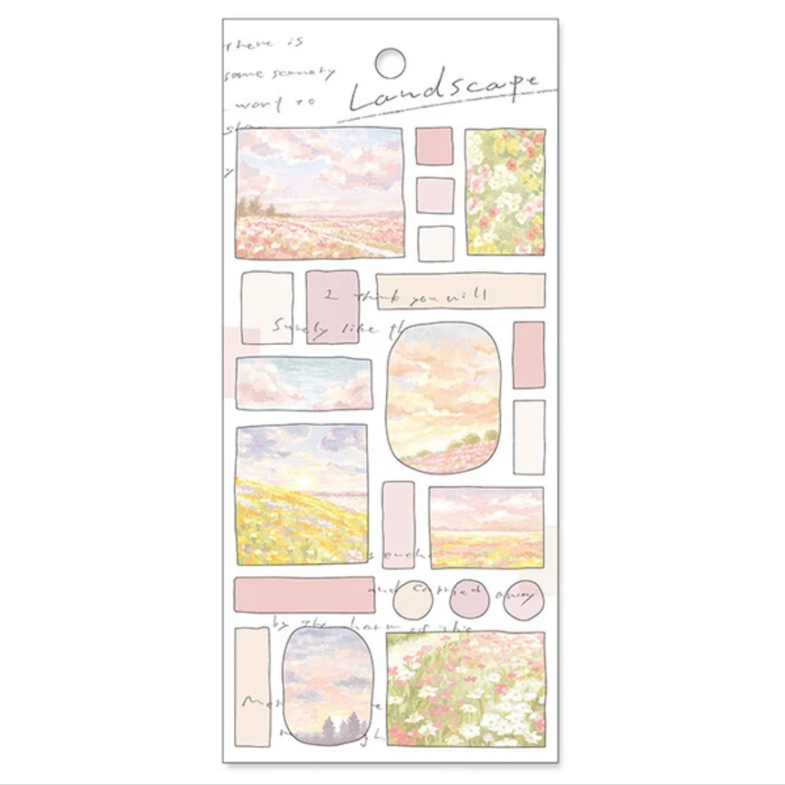 Mind Wave Stickers Landscape Akane Clouds