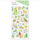 Mind Wave Stickers Lush Basket Green
