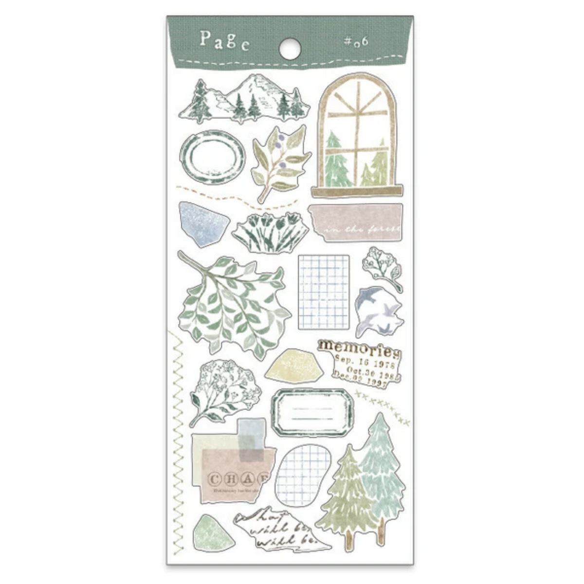 Mind Wave Stickers Page #06 Forest
