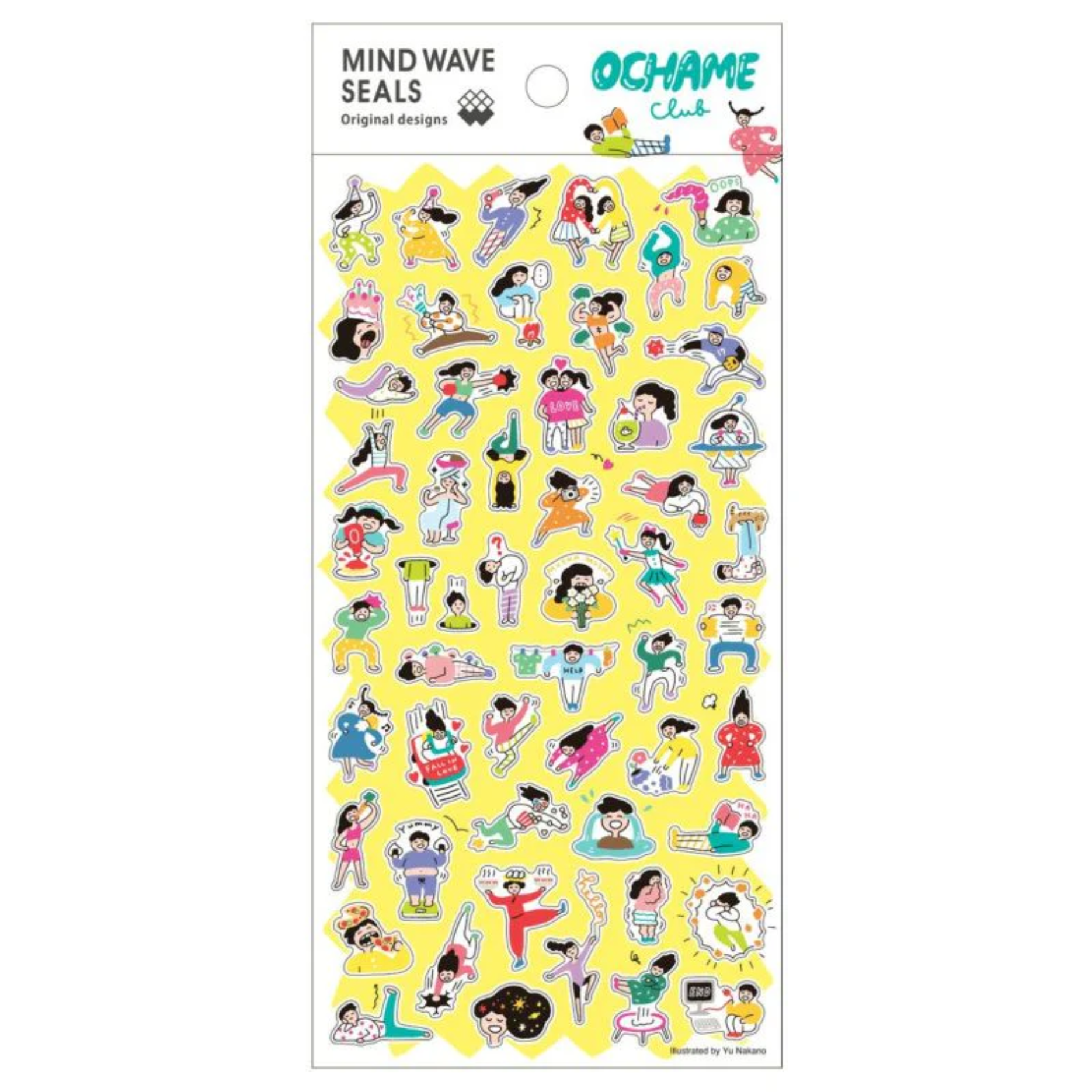 Mind Wave Stickers Original Designs Ochame Club