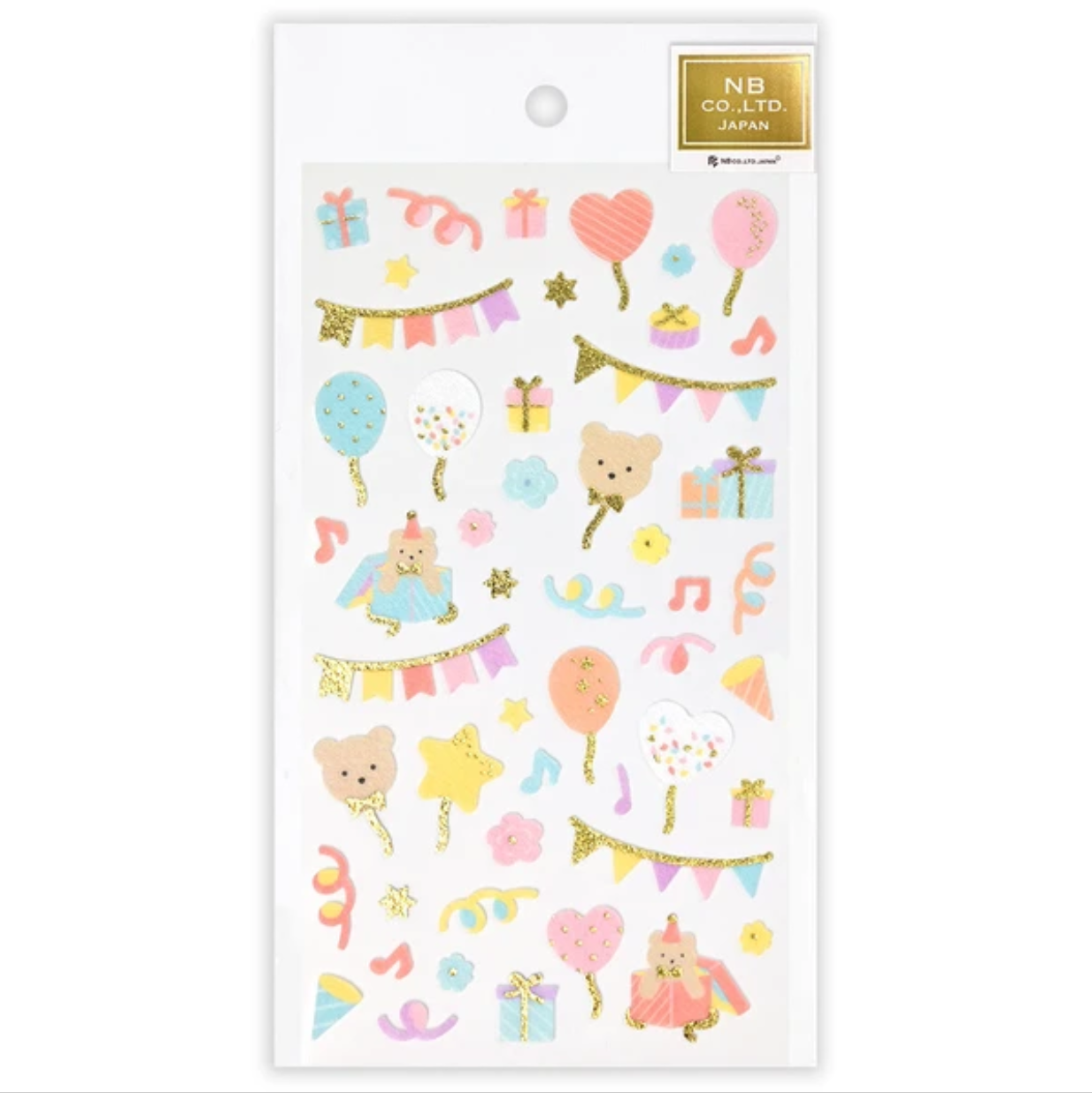NB Co. Fabric Stickers Party