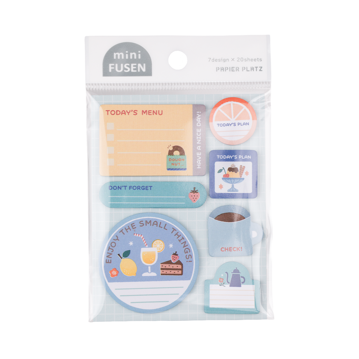 Papier Platz x Eric Small Things Mini Sticky Notes Fruits & Sweets