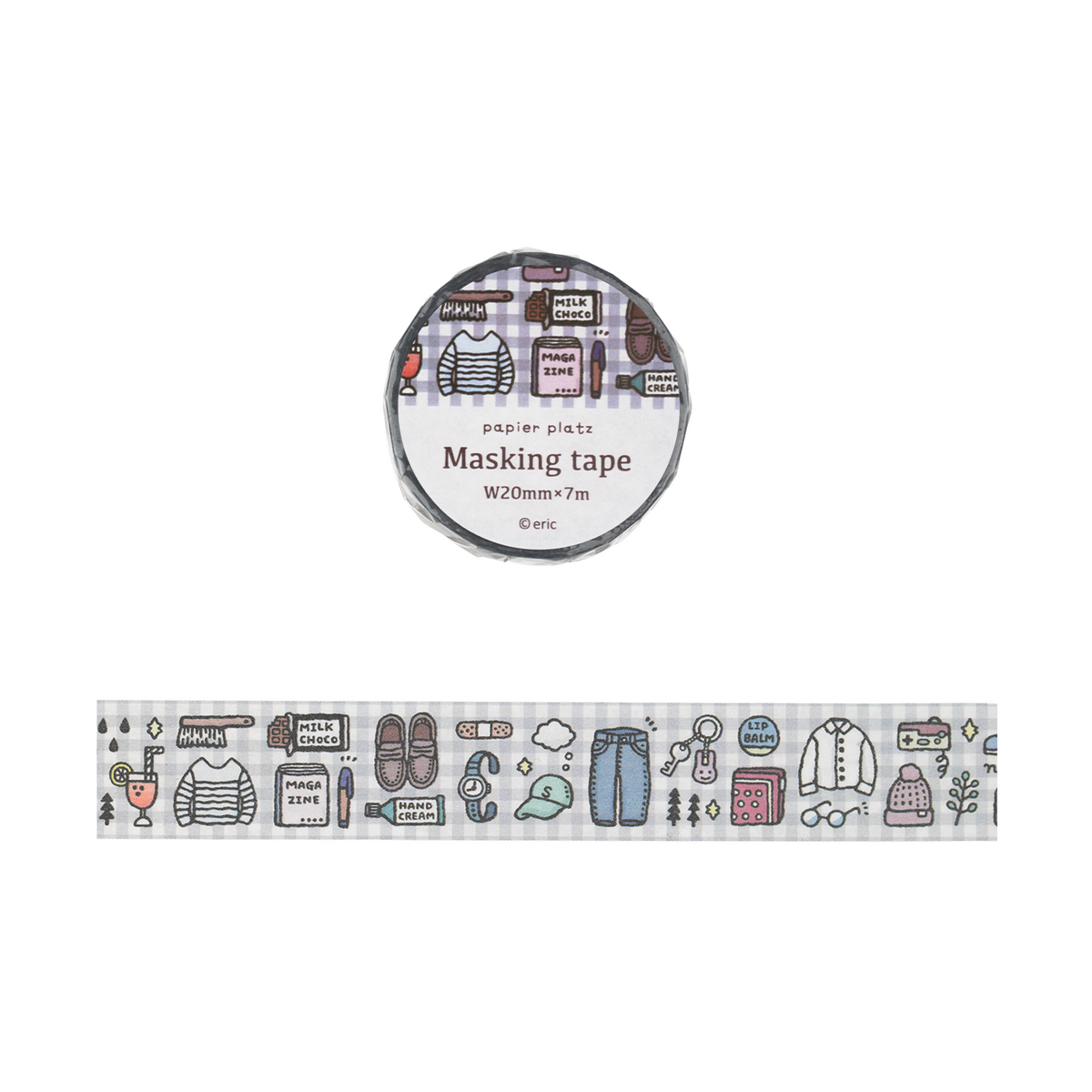 Papier Platz Eric Small Things x Papier Platz Washi Tape 37-648