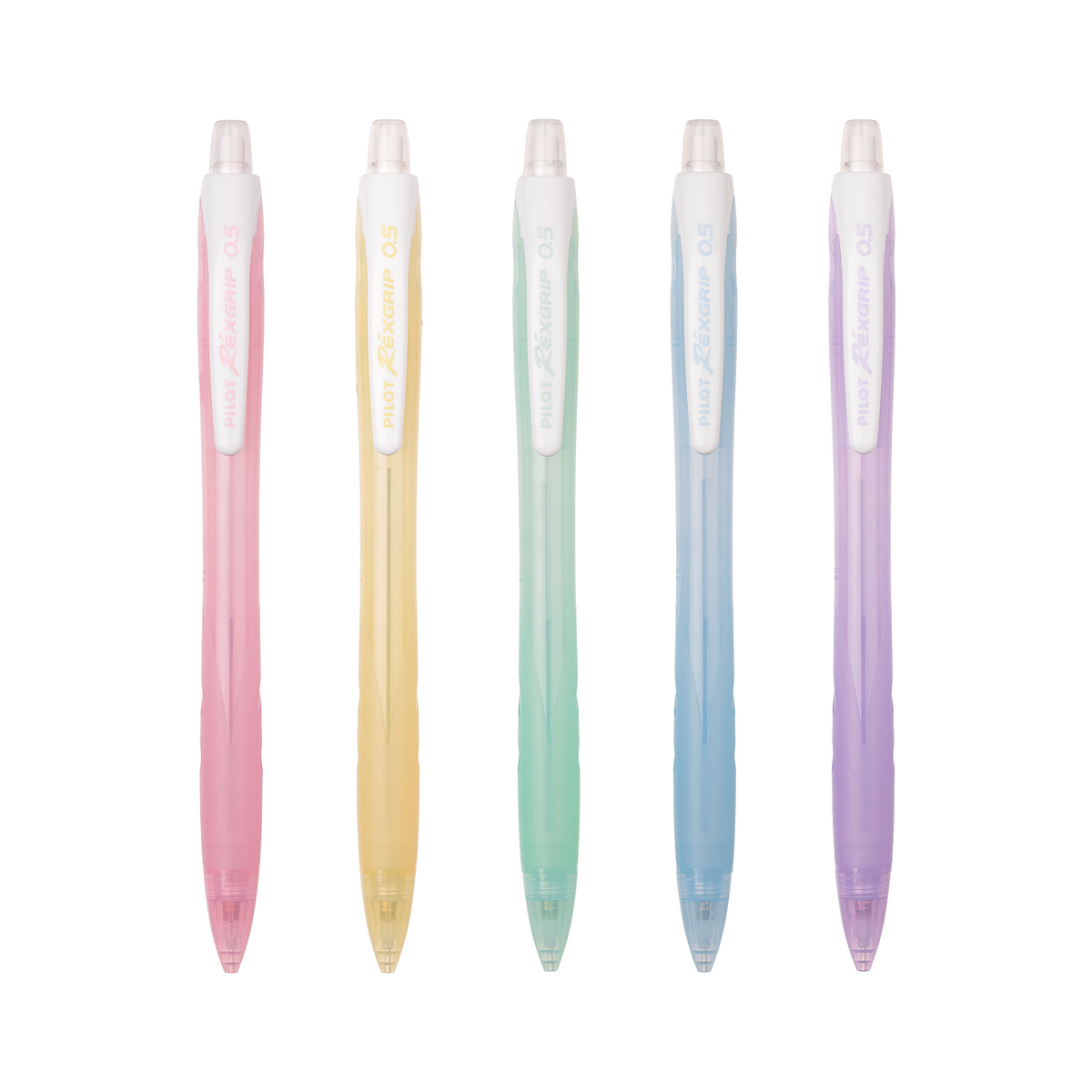 Pilot Rexgrip Mechanical Pencil 0.5 Pastel Colors