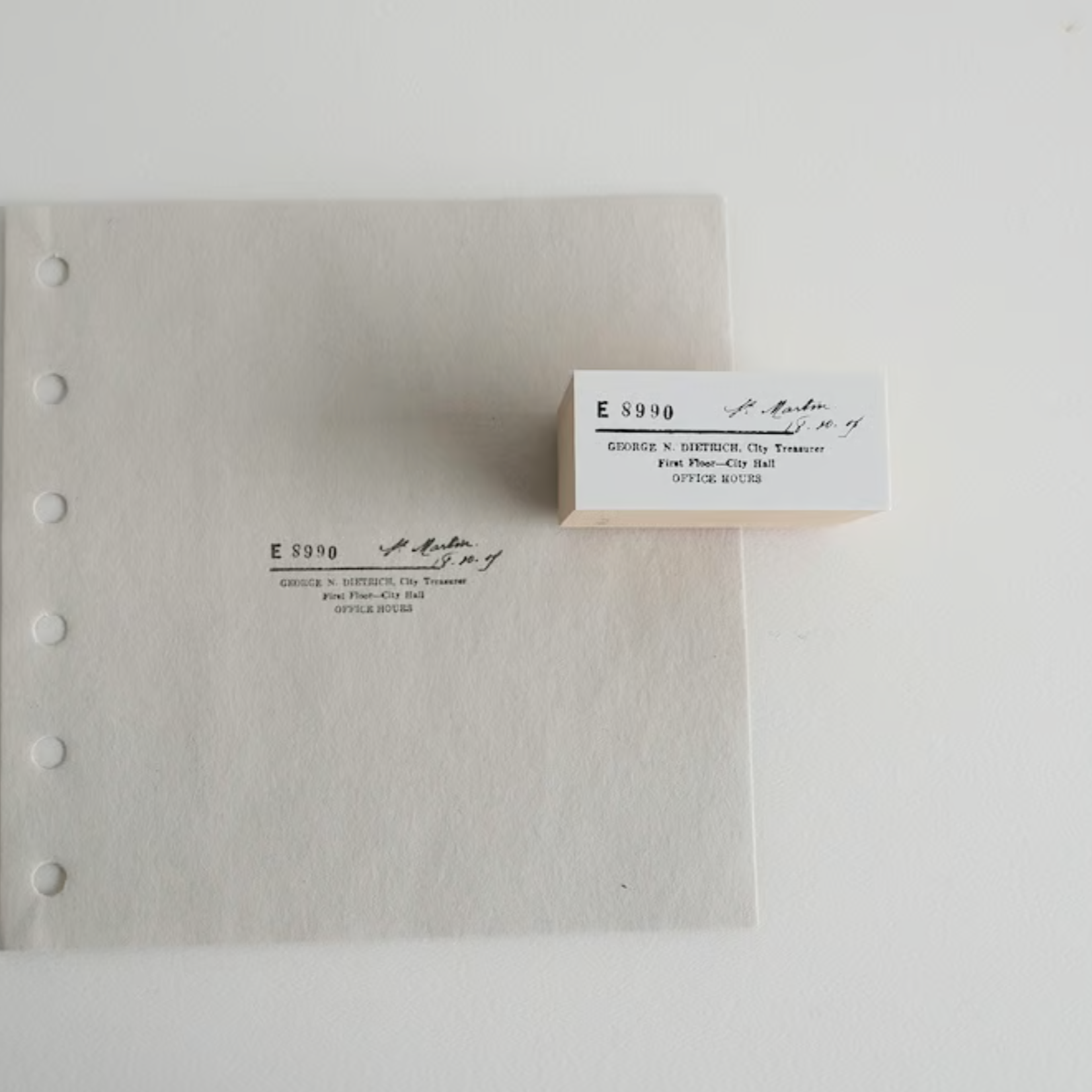 Yohaku Rubber Wood Stamp S-102