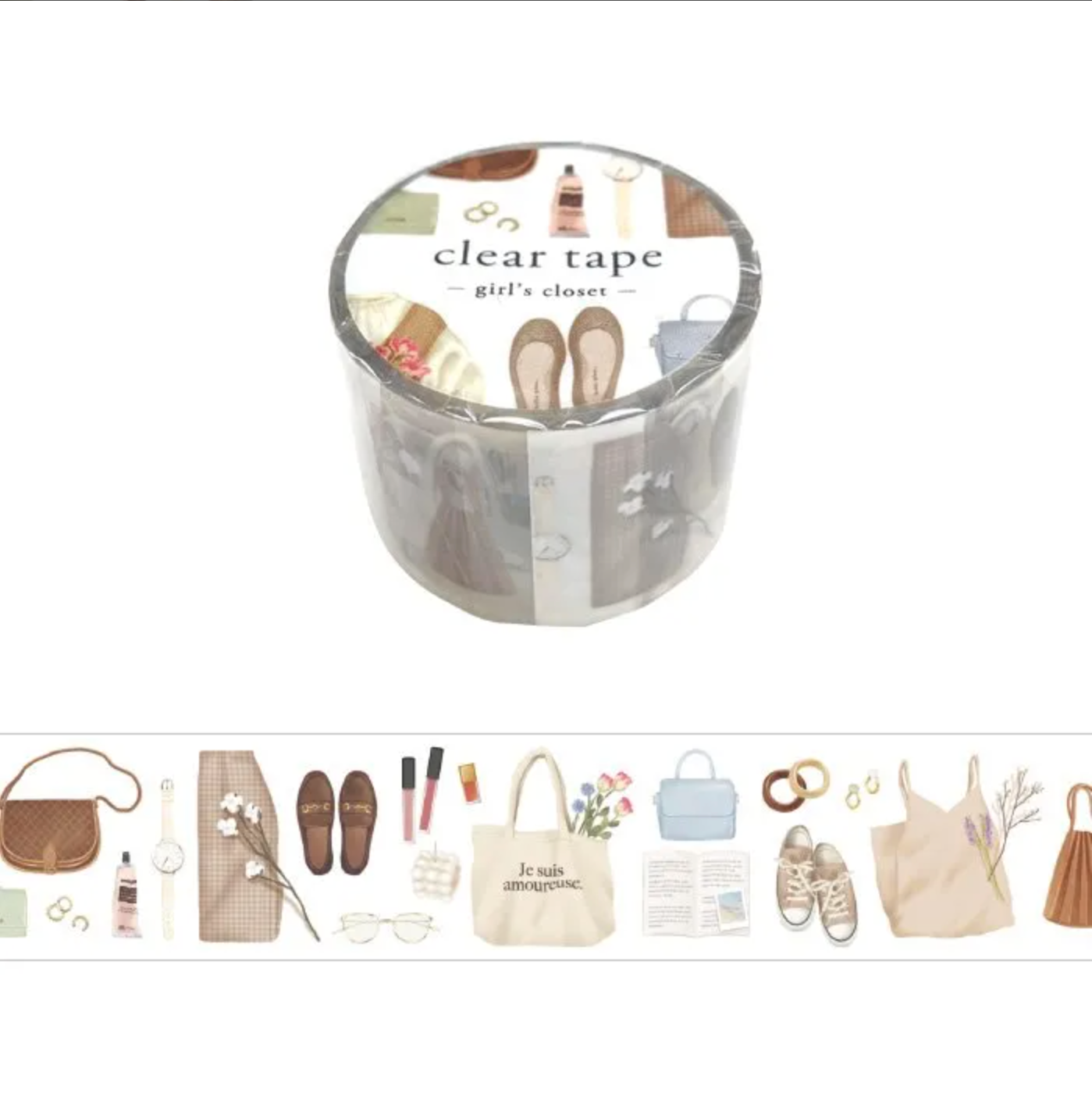 Mind Wave Clear Tape | Girl's Closet - Simple Paper 
