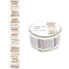 Mind Wave Diecut Washi Tape | Book Brown - Simple Paper 