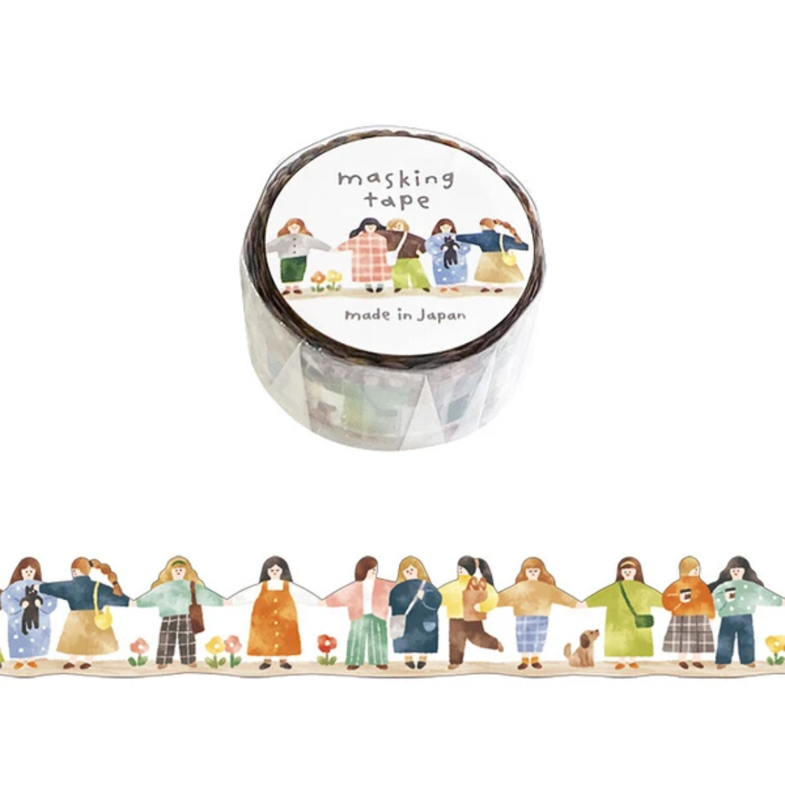 Mind Wave Diecut Washi Tape Girls
