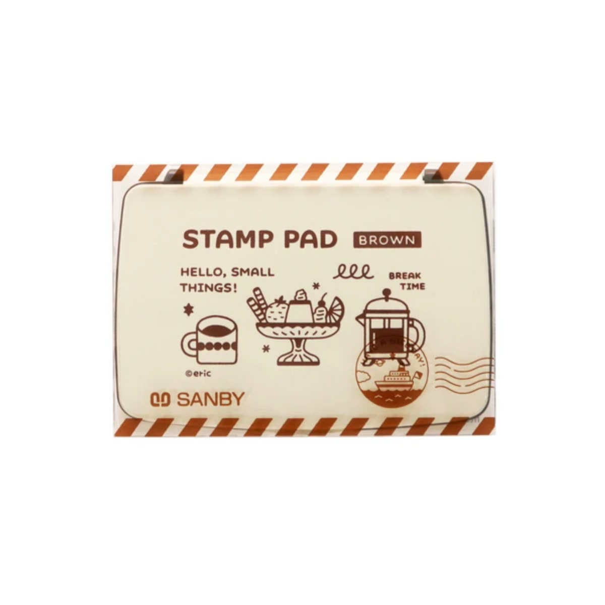 Sanby x Eric Small Things Stamp Pad Brown