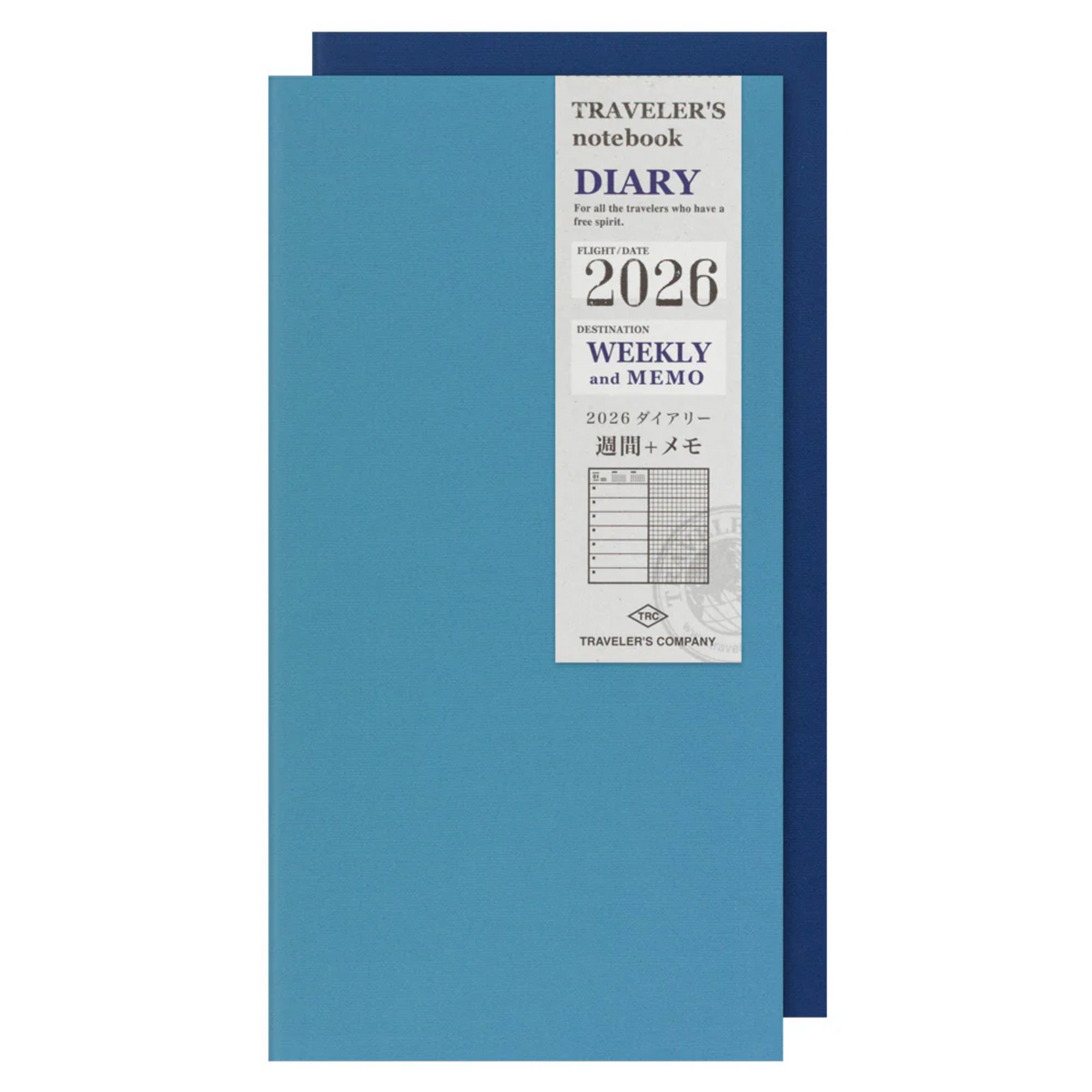 Traveler's Notebook 2026 Weekly + Memo Regular