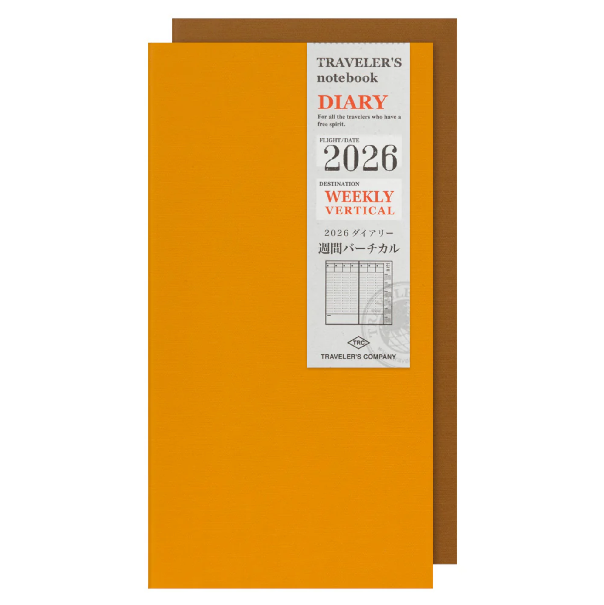 Traveler's Notebook 2026 Weekly Vertical Regular
