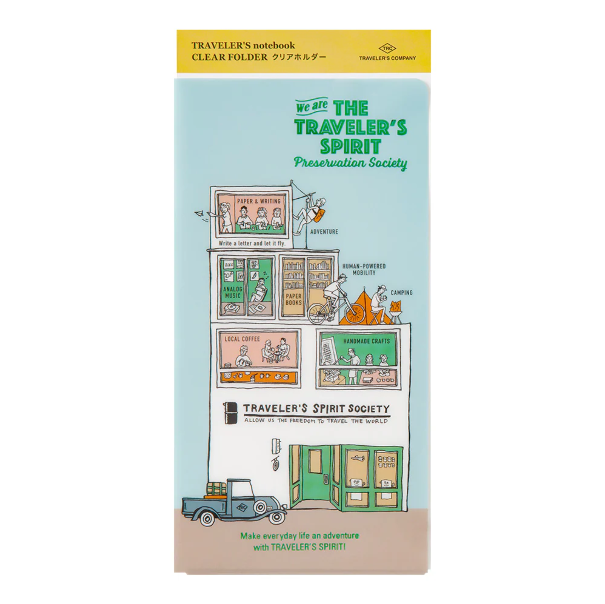 Traveler's Notebook Clear Folder 2026 Regular