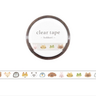Mind Wave Clear Tape 7mm Hokkori Animals