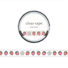 Mind Wave Clear Tape 7mm Pop Icon Strawberry