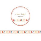 Mind Wave Clear Tape 7mm Pop Icon Flower 1