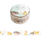 Mind Wave Diecut Washi Tape Family Naptime Shiba
