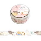 Mind Wave Diecut Washi Tape Family Naptime Nekozaki
