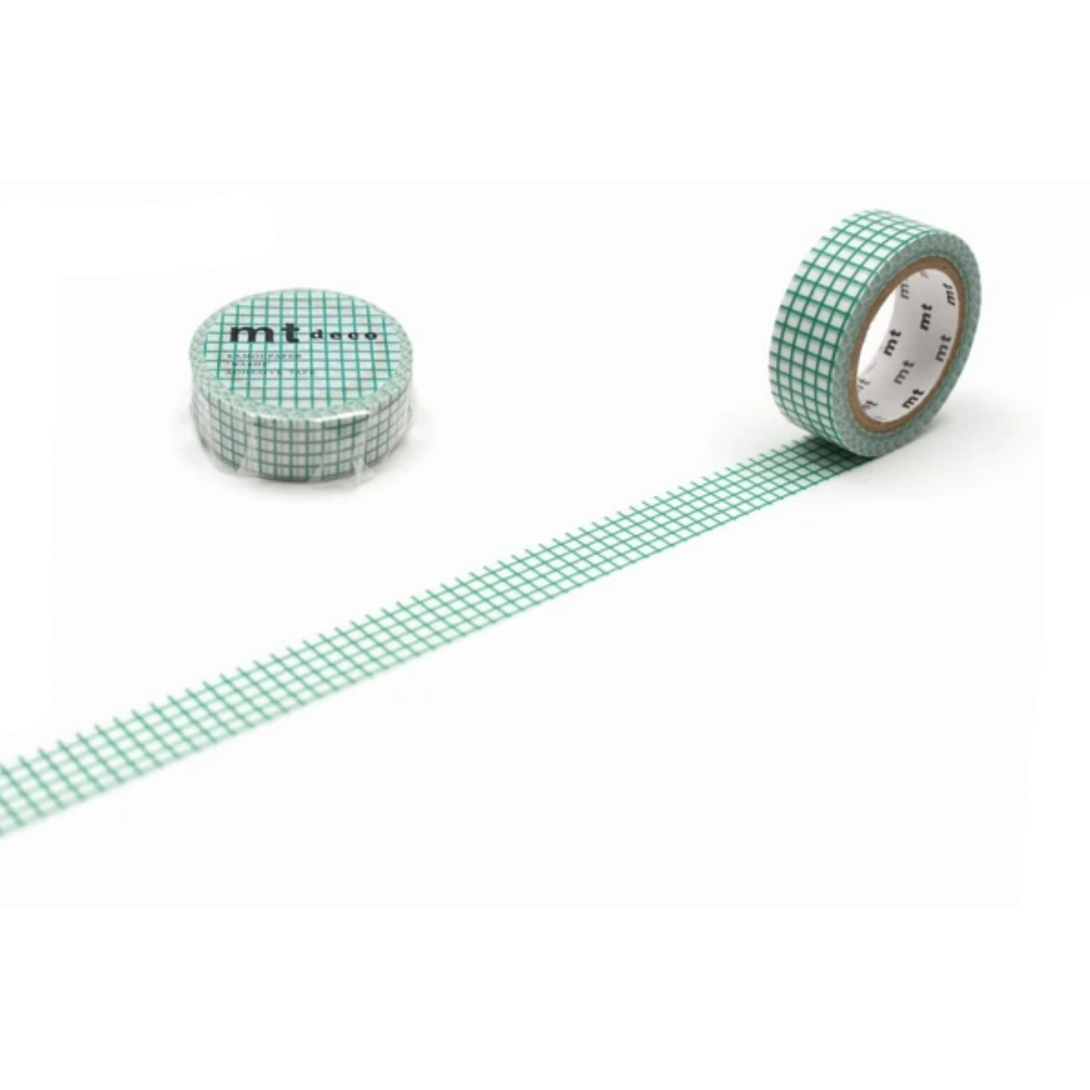 mt Masking Tape Grid Pattern Emerald