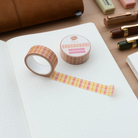 Grumpy Nook Washi Tape Pink Tartan