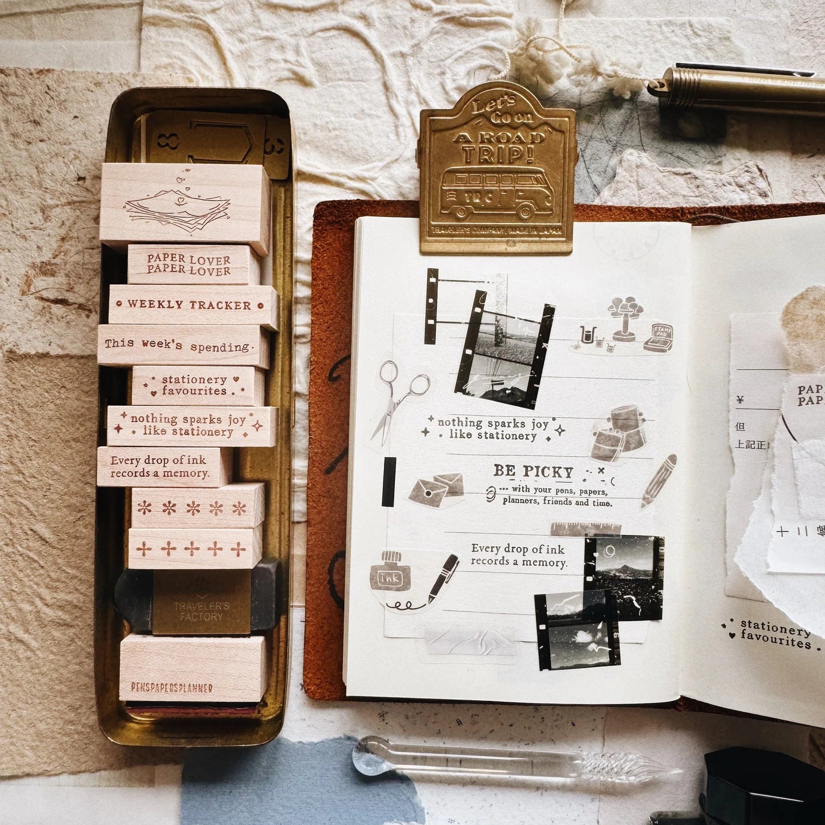PensPapersPlanner Rubber Stamps Series 8 Stationery