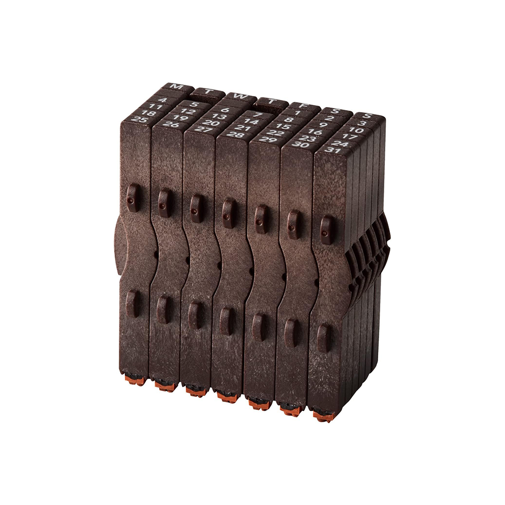 Shachihata Number Stamp Perpetual Calendar