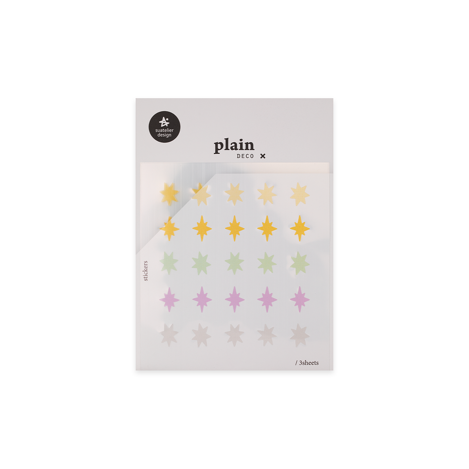 Suatelier Plain Series Stickers No. 82 1686