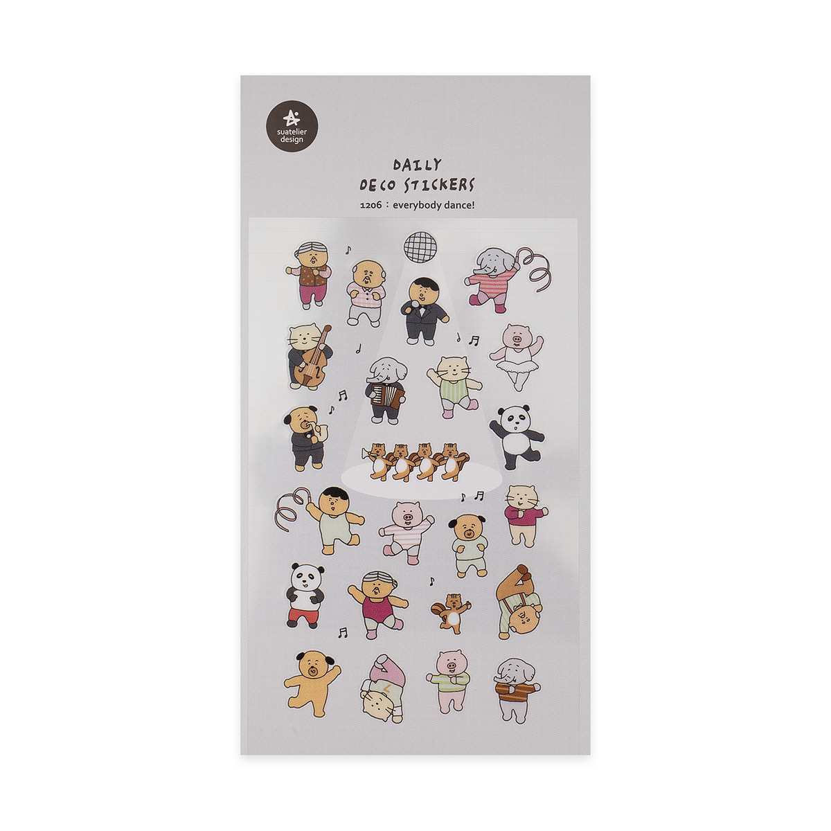 Suatelier Stickers No. 1206 Everybody Dance!