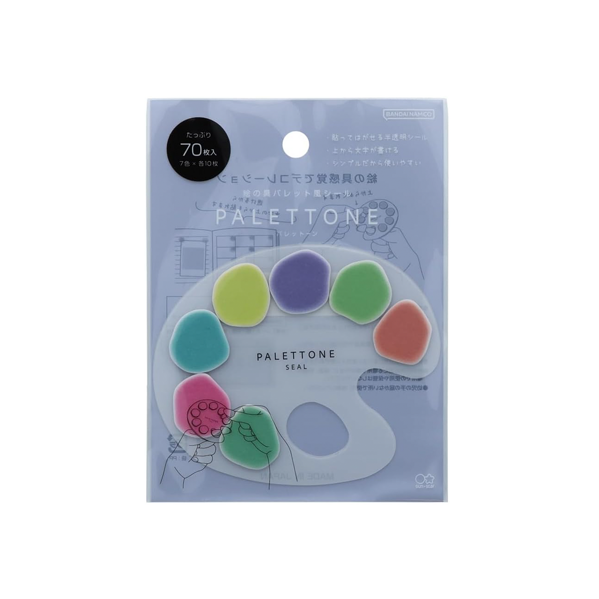 Sun-Star Palettone Stickers Colorful Konpeito