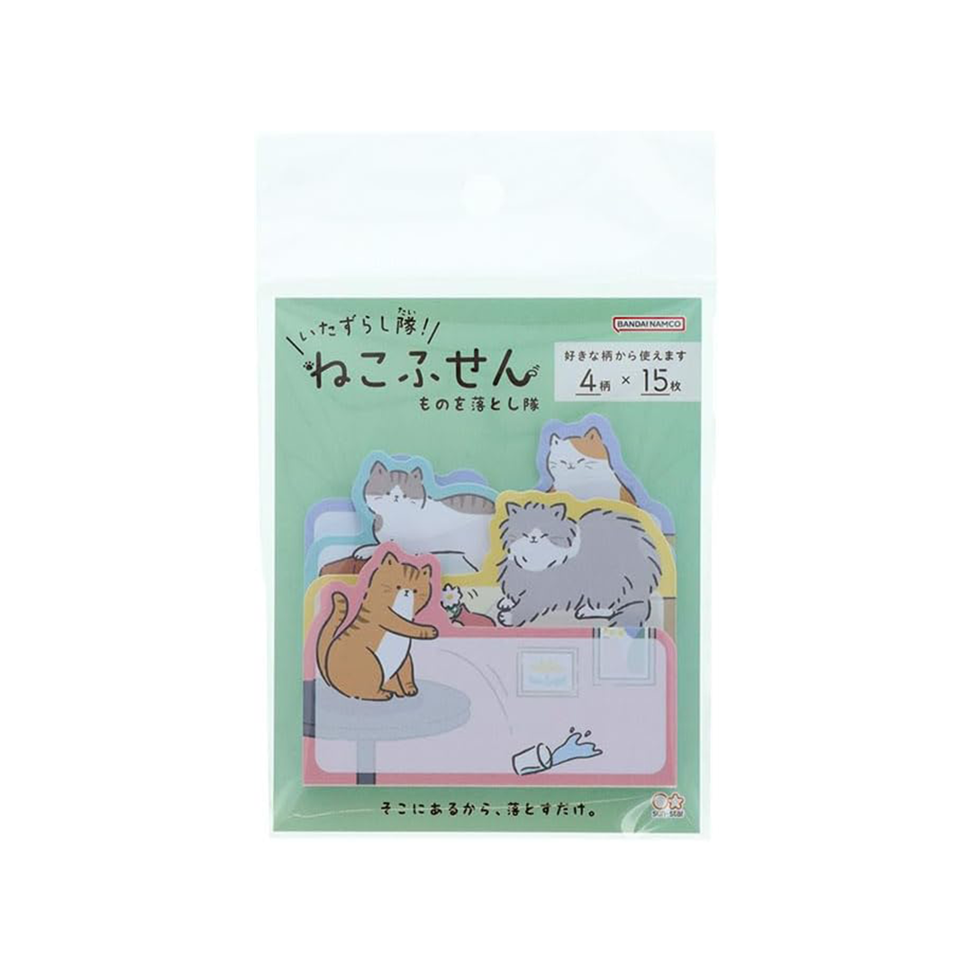 Sun-star Stationery Sticky Notes Prank Squad Cats Messy Team