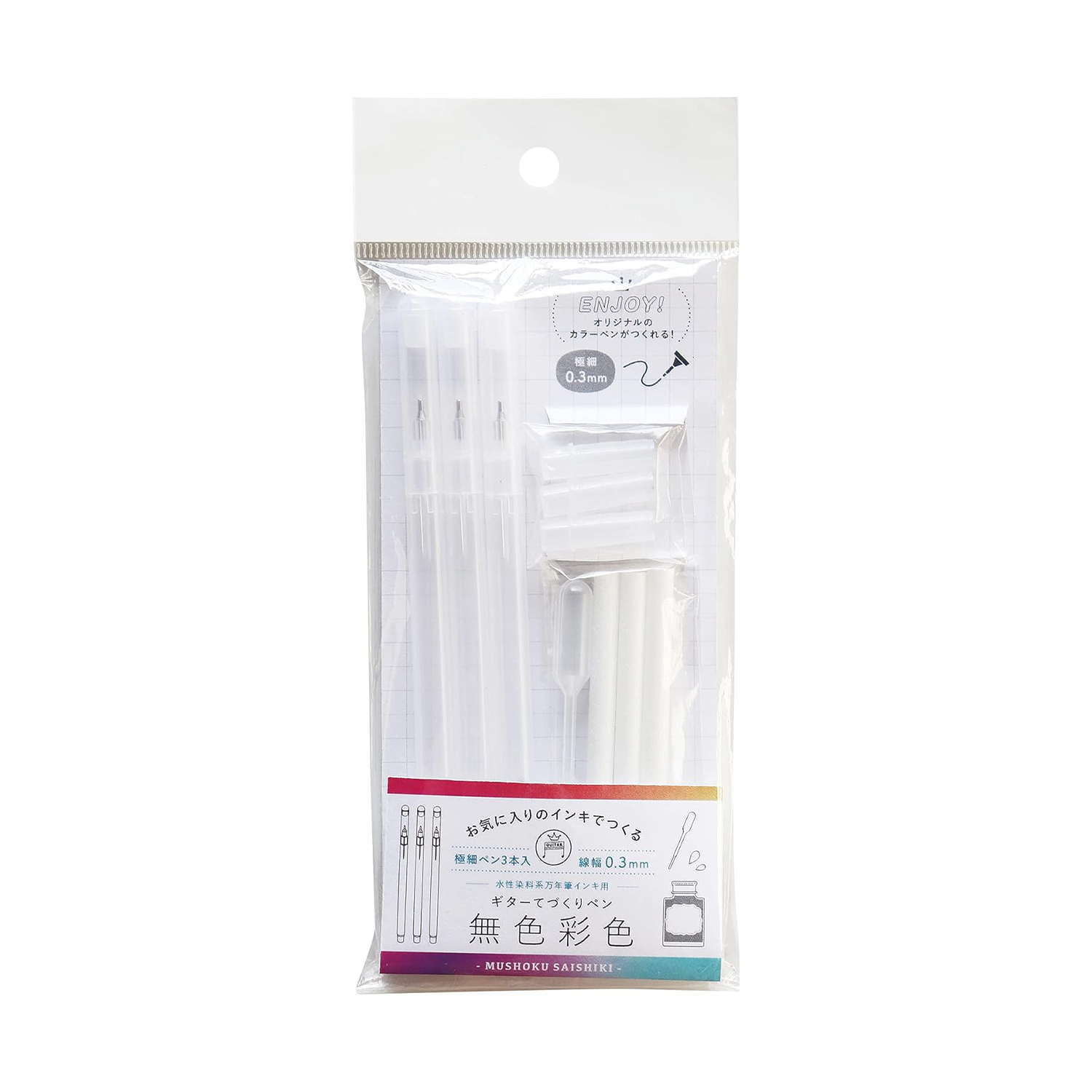 Teranishi Chemical Industry DIY Pen Set of 3 Colorless