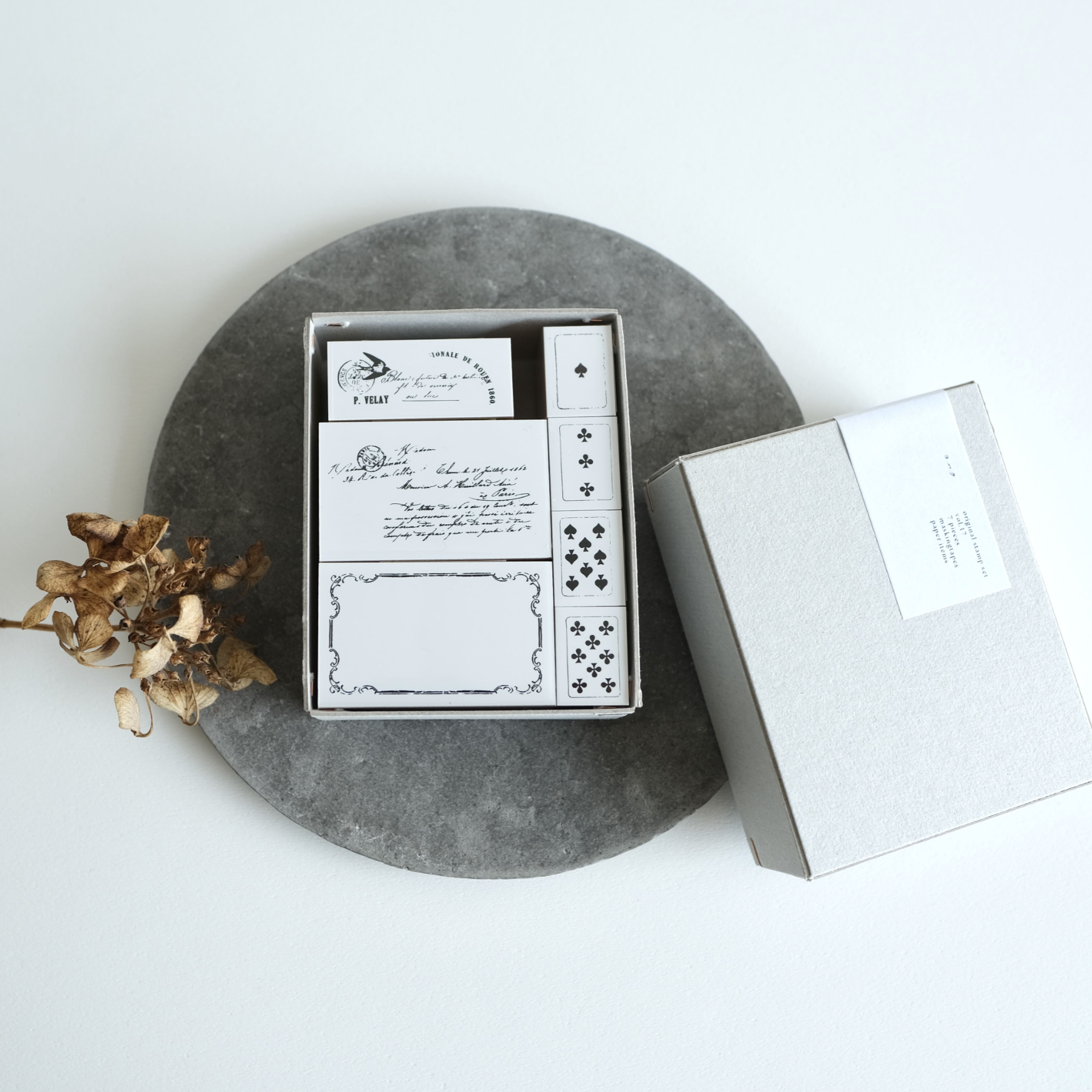 Yohaku Rubber Wood Stamp Collection S-114 Vol. 17